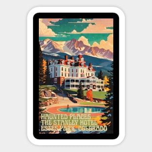 Haunted Places The Stanley Hotel Estes Park Colorado Sticker